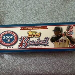Topps 2006 Baseball Card Box - Red, Blue, White